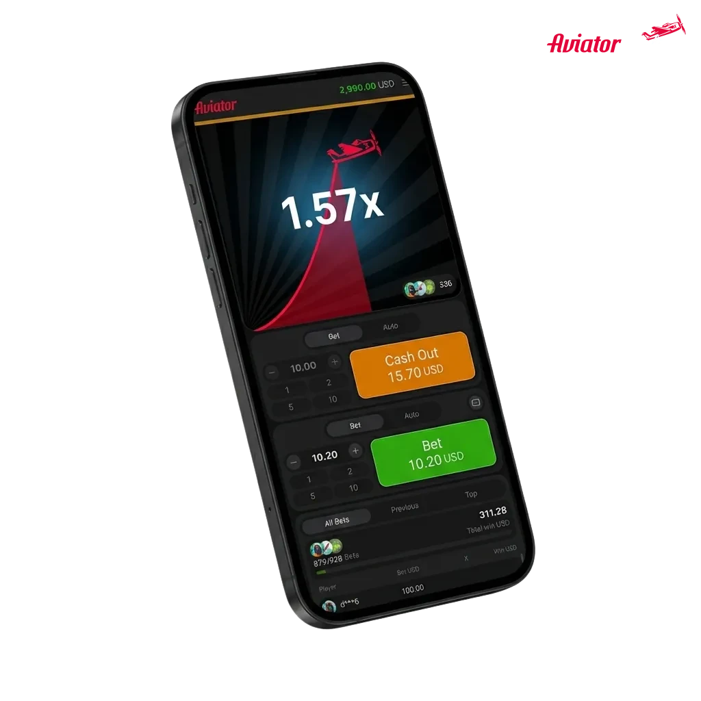 Smartphone showing Aviator game app in India with cash bonus offer and UPI, Paytm, PhonePe payment icons